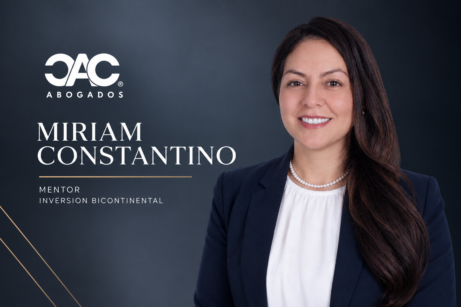 Dra. Miriam Karina Constantino Castro — Socia Fundadora CC&A Abogados